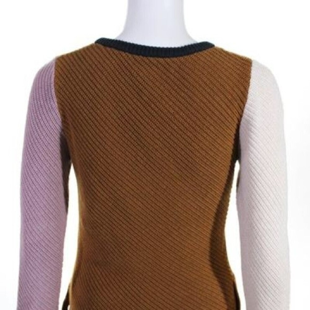 APIECE APART Almeria Button Hem Colorblock Sweater - Picture 6 of 12